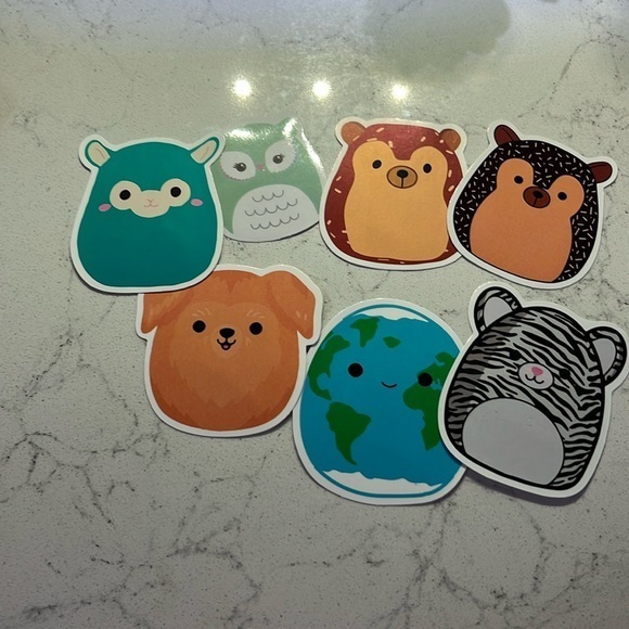 Squishmallow Stickers set of 7 - Picture 1 of 1